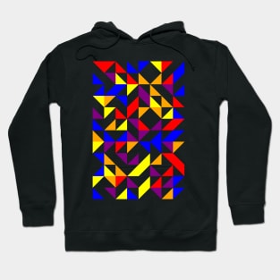 Amazing Geometric Colourful Triangle Pattern #2 Hoodie